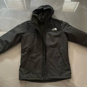 NWOT boys north face jacket dark gray